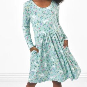 Bunny Blossom Bow Back Skater Dress